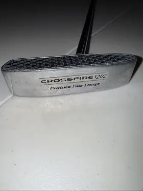 1202 KNIGHT GOLF Crossfire Center Shaft Blade Putter Rh Steel