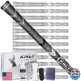 B0CW17ZF4Z KNLY Hybrid Golf Grips Set Compound Slip Weather