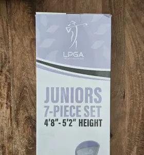 850024265806 LPGA Juniors Golf Club Set Stand Cover Box