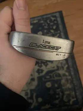 BC1-D LYNX Blackcat Heel Shafted Milled Blade Putter Lh