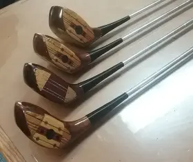 SSW1 MACGREGOR Velocitized Tommy Armour Persimmon Wood Set Rh #2