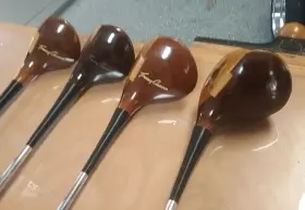 SSW1 MACGREGOR Velocitized Tommy Armour Persimmon Wood Set Rh #3