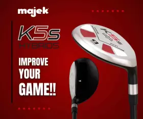 695639433666 MAJEK Golf Senior Lady Hybrid Flex Right Utility #2