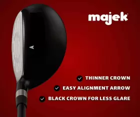 695639433666 MAJEK Golf Senior Lady Hybrid Flex Right Utility #3