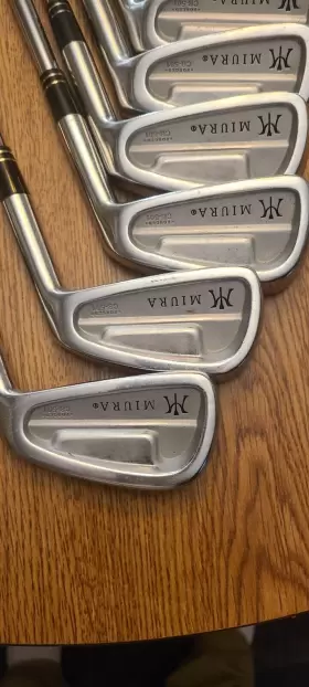 CB-501 MIURA Iron Set Stiff Clean Golf Pride Oversized Grips #2