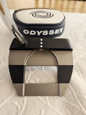 457557 ODYSSEY Milled Jailbird Mini Putter Bgt Stability