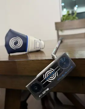 459627 ODYSSEY Double Blade Putter Lab Shaft Head Cover