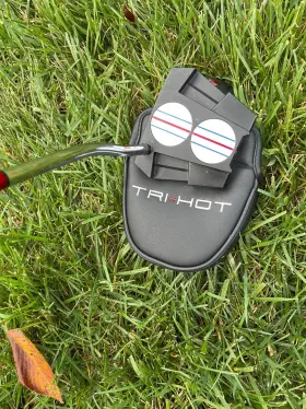 2-BALL ODYSSEY Eleven Triple Track Putter Golf Pride Reverse #2