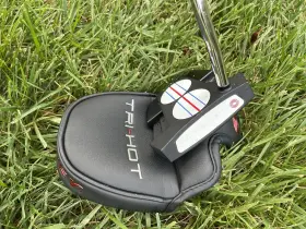 2-BALL ODYSSEY Eleven Triple Track Putter Golf Pride Reverse
