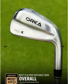 RS1X ORKA Taper Shafts Golf Pride Grip Align Midsize Lite