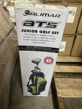 819414020265 ORLIMAR Ats Junior Boysft Lime Golf Set Driver