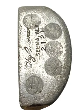 212H OTEY CRISMAN Putter Lead Weights Lh Hickory Ring Cap