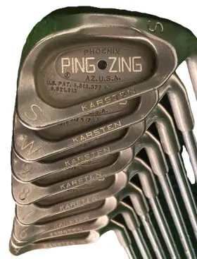 34130K PING Zing Iron Set Dot Rh Stiff Steel Great