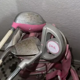 SBGGS-020R PINK Junior Golf Club Set Bag Balls #2