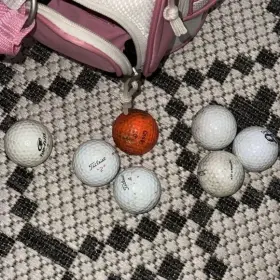 SBGGS-020R PINK Junior Golf Club Set Bag Balls #3
