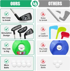 CP10149 POPSUNNY Kids Golf Set Boys Girls Toddler #2