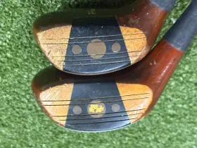 3205C POWERBILT Citation Persimmon Wood Set Rh Steel #2