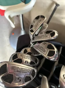 BILTEX-550 POWERBILT Power Hybrid Irons Golf Club Great