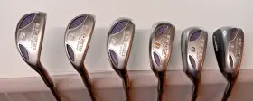 EX-200 POWERBILT Power Hybrid Iron Set Golf Clubs Womens Flex