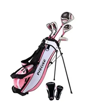 70000-PINK-9-12-LH PRECISE Junior Golf Club Set Children Kids