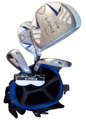 SXRGS-010 RAM Force Junior Boys Club Golf Set Graphite Shafts SXRGS-010 RAM Force Junior Boys Club Golf Set Graphite Shafts