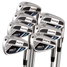 840100714823 RIFE Big Tall Hollow Power Core Golf Clubs Stiff