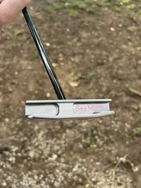 FGP20 SEEMORE Milled Rh Putter Steel Shaft Ping Grip
