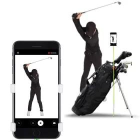 B07BRFQ96N SELFIE GOLF Record Swing Cell Phone Holder Wi