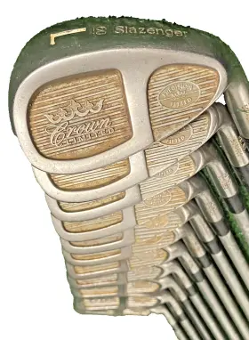 6270FN SLAZENGER Crown Iron Set Lw Rh Stiff Graphite Grips