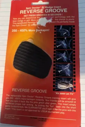 40518 SPIN DOCTOR Golf Club Wedge Reverse Groove