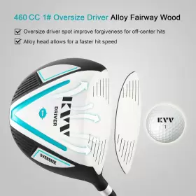 313022571541 SPORTS Golf Clubs Set Driver Fairway Hybrid #3