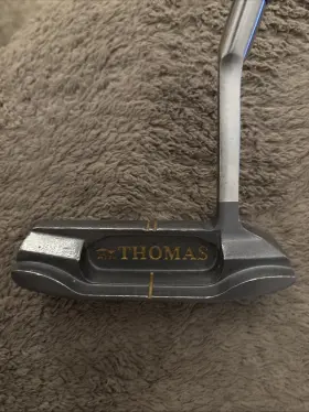 AT-60 THOMAS GOLF Left Putter Steel Shaft Head Cover
