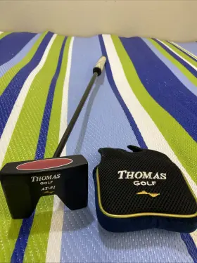 AT-91 THOMAS GOLF Center Shafted Belly Putter Steel Shaft Rh