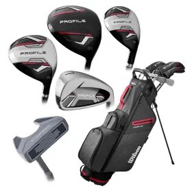097512916080 WILSON Boys Teen Set Rh Clubs Stand Bag Standard