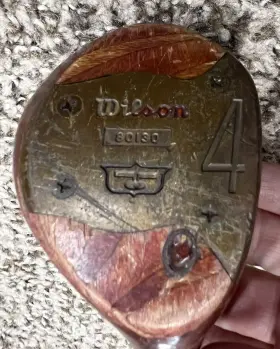 80130 WILSON Julius Boros Golf Club Wood Persimmon Rh #2
