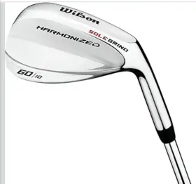 Harmonized WILSON Sole Grind Lw Lob Men Lh Iron Steel Wedge