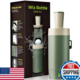 B0DFGVJYDJ WIZ BOTTLE Golf Ball Cleaner Washer Tool