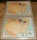2-lot vintage 8"x 11" native american tribes postcards new