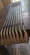 Wilson 1200 TN Gear Effect Black Dot 1,3-7,9-PW Iron Set Black Flex Steel RH