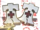 2Lot Rare American Red Cross Pins Tie Tacks Tac Liberty Bells With Pin Backs PA?