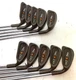 Ping Eye2 BeCu Beryllium Copper Iron Set 2-PW SW Orange Dot SER# 2664 10 clubs