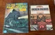 2 Lot Vintage Books Story of American Railroads Olive Burt HC + Real Trains