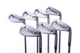 TaylorMade P750 Iron Set 4-PW Standard Extra Stiff Flex Steel Shaft Good