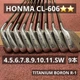 Honma Cl-606 Star 2 Iron 4 11 Sw 9 Piece Set R-1