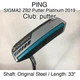 PING SIGMA2 ZB2 Putter Platinum 2019 putter Putter 33" Original Steel Right-Hand