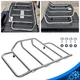 Chrome Tour Luggage Rack Top Rack For Harley Luggage Rail Road King Street Glide