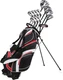 S7 Men's Right-Handed Complete Golf Club Set with Deluxe Stand Bag & Headcovers