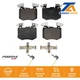 Front Semi-Metallic Disc Brake Pads And Wear Sensor Kit For Mercedes-Benz GLC300