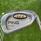 PING i3 0-Size Blue Dot Iron Set 3-PW Right Hand CUSHIN JZ Stiff Shafts