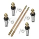 2 Tie Rod Sets for Yamaha Big Bear 400 4WD YFM400 2000-2012